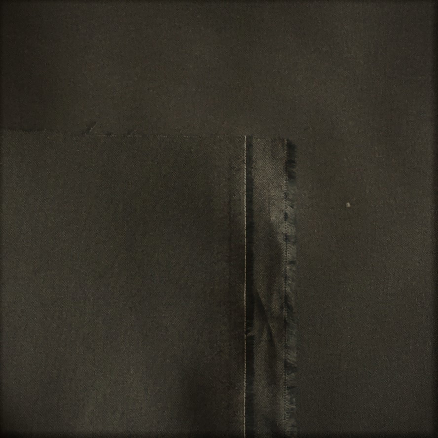 ½ metre of Black Collar Canvas